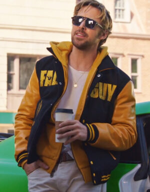 The Fall Guy Ryan Gosling Carpool Varsity Jacket