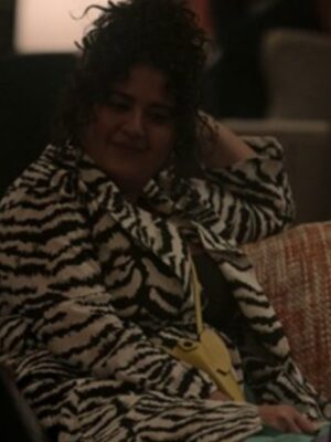 The Girls On The Bus Natasha Behnam Zebra Coat