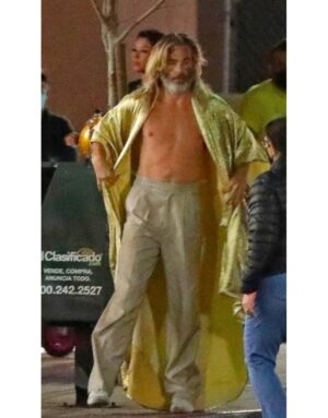 Darren Barrenman Film Poolman Chris Pine Gold Robe