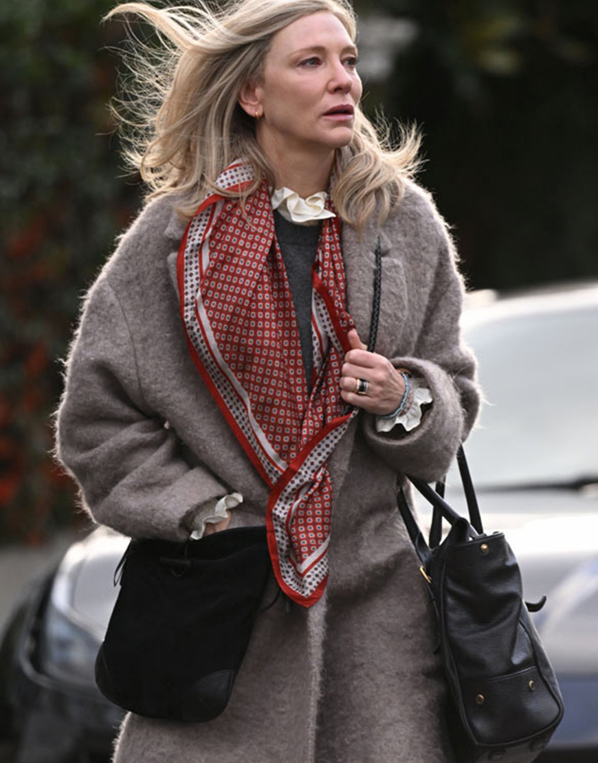 Disclaimer 2024 Cate Blanchett Grey Coat