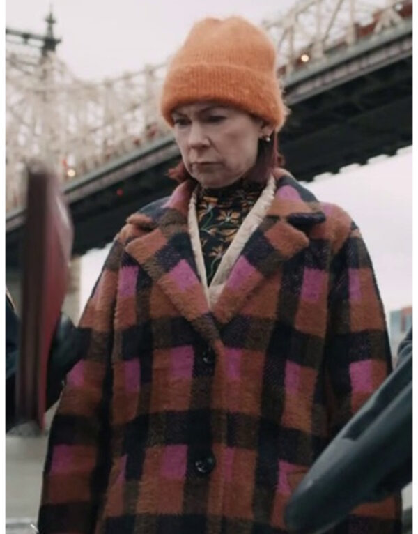 Elsbeth 2024 Carrie Preston Checked Coat