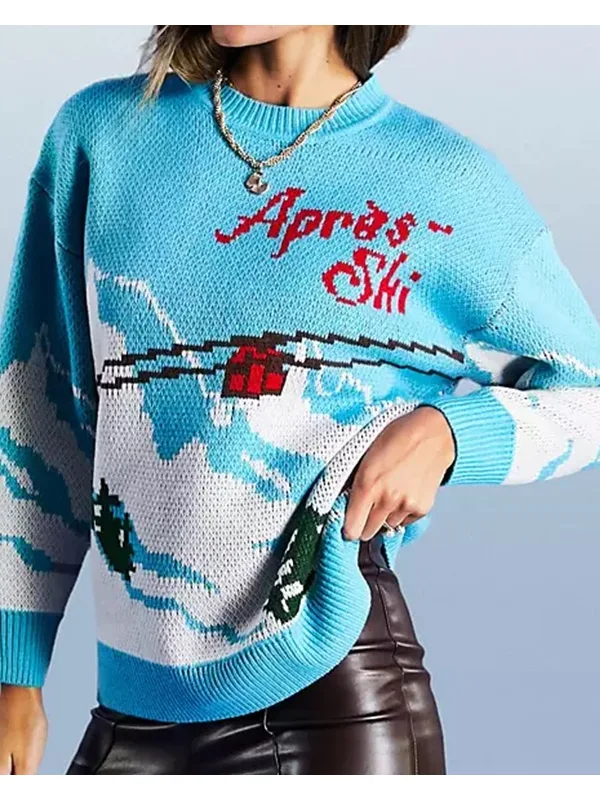 FALLING FOR CHRISTMAS SIERRA BELMONT APRES SKI SWEATER