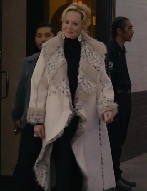 Hacks 2024 Jean Smart Fur Suede Trench Coat