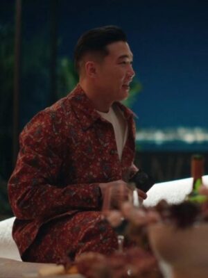 Joel Kim Booster Tv Series Loot Season 2 Nicholas Red Floral Shirt