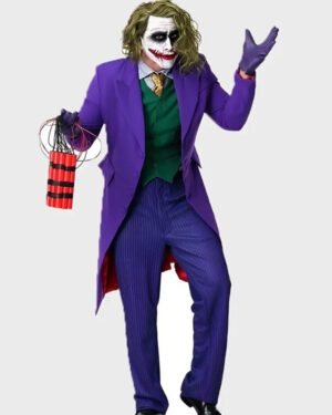 Joker Halloween Purple Costume Coat