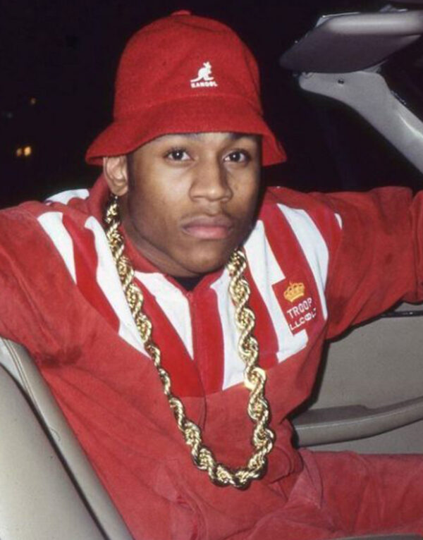 LL Cool J Troop Red Leather Jacket