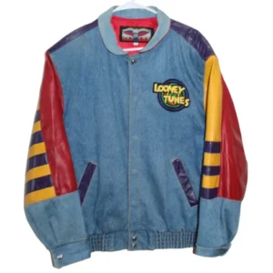 Looney Tunes Leather Denim Jeff Hamilton Jacket