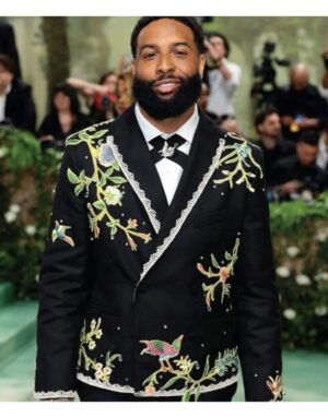 Met Gala 2024 Odell Beckham Jr Floral Blazer