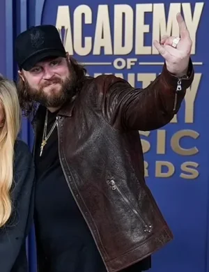 Nate Smith ACM Awards 2024 Brown Jacket