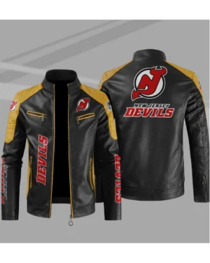 New Jersey Devils Motorcycle Jacket