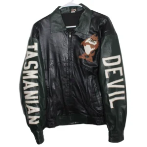 Tasmanian Devil Looney Tunes Leather Jacket