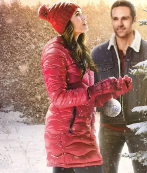 The Christmas Promise Torrey Devitto Puffer Coat