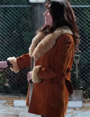 The Conners Louise Shearling Brown Coat 2024