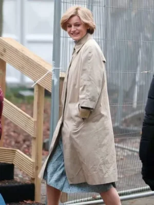 The Crown S04 Princess Diana Cotton Coat