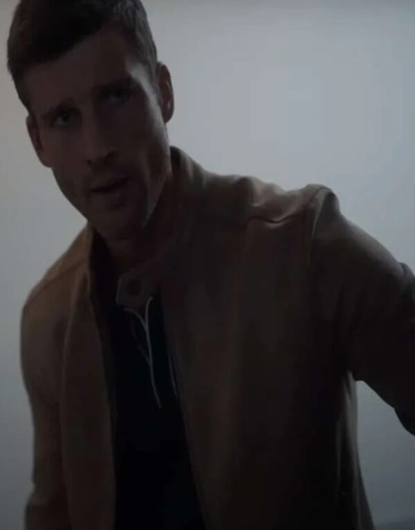 The Image Of You 2024 Parker Young Brown Leather Jacket