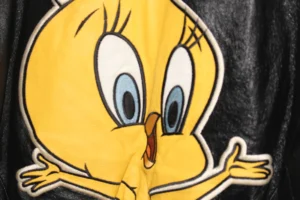 Tweety Bird Looney Tunes Leather Jacket 2024