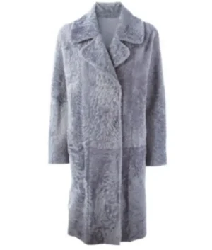 younger season 2 kelsey peters grey fur coat