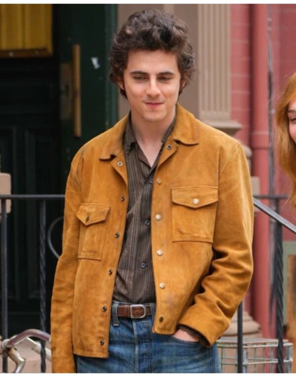 A Complete Unknown Timothee Chalamet Suede Jacket