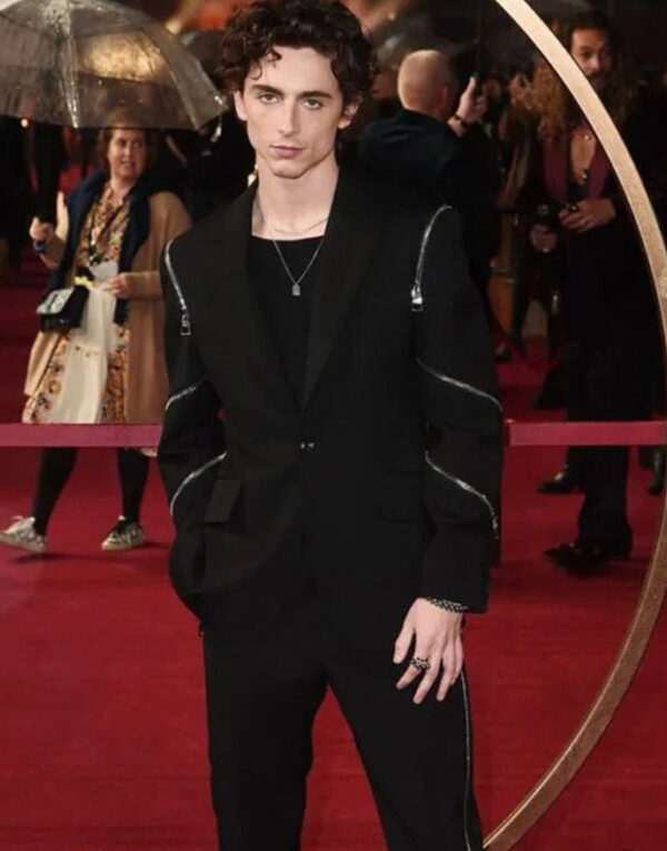 Dune 2 Timothee Chalamet Black Blazer