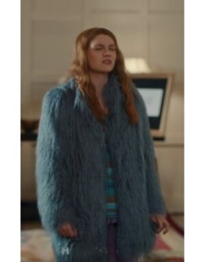 Geek Girl 2024 Emily Carey Fur Coat