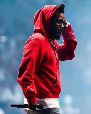 Kendrick Lamar Red Hoodie 2024