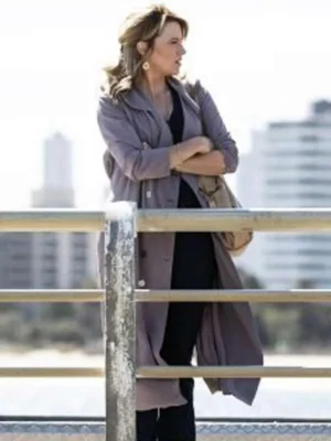 My Life Is Murder Lucy Lawless Trench Coat 2024