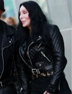 The Bikeriders 2024 Cher Black Jacket