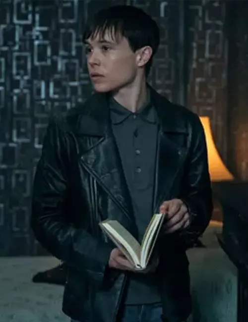 The Umbrella Academy Vanya Hargreeves Black Leather Jacket