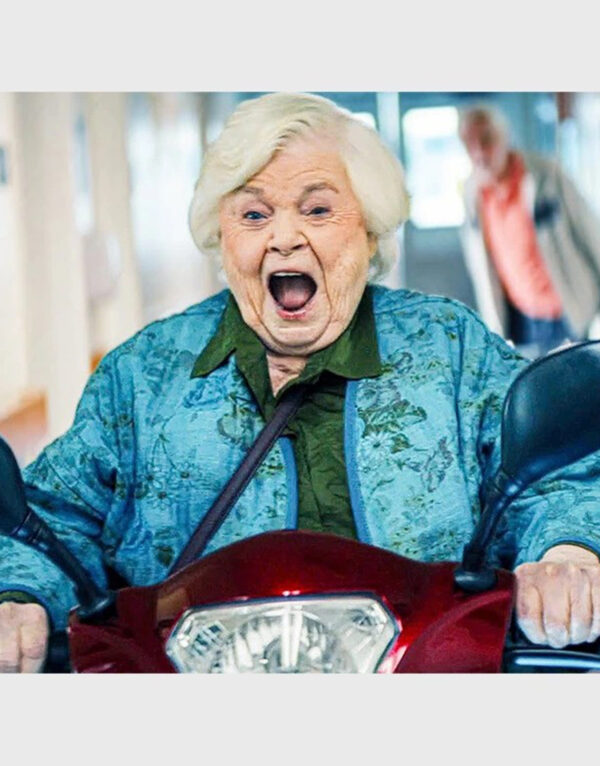 Thelma 2024 June Squibb Blue Jacket