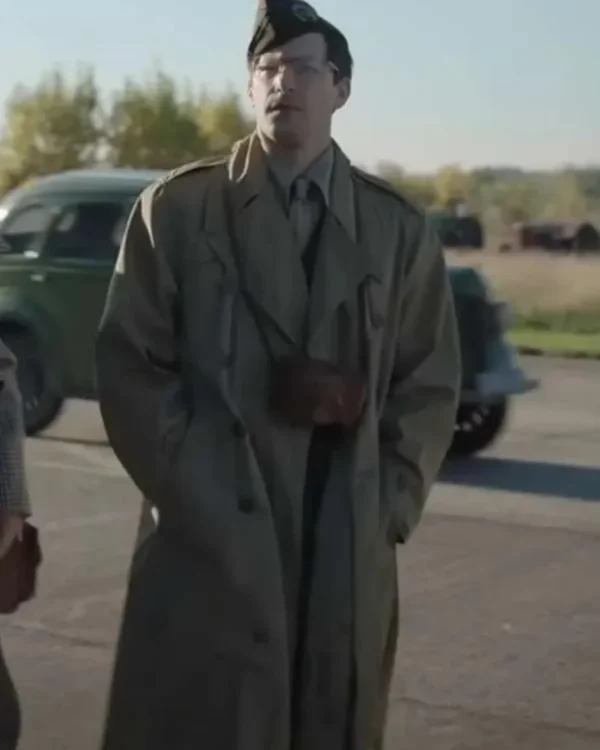 Andy Samberg Lee 2024 Brown Trench Coat