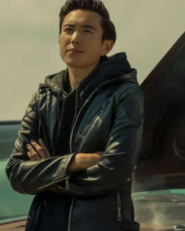 Ben Hargreeves The Umbrella Academy Black Leather Jacket