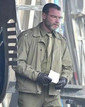 Colonel Richard Cantwell Across The River And Into The Trees Liev Schreiber Brown Cotton Jacket