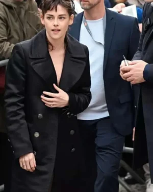 Love Lies Bleeding Kristen Stewart Movie Premiere Black Coat