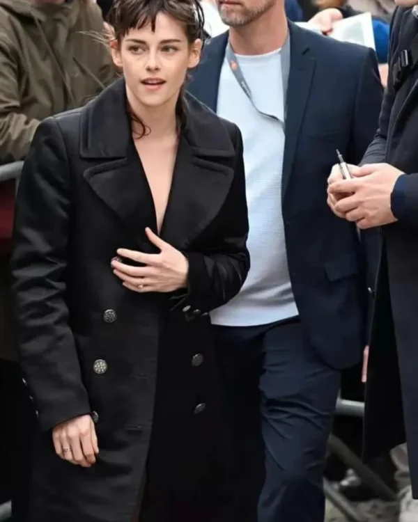 Love Lies Bleeding Kristen Stewart Movie Premiere Black Coat