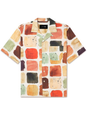 Reuben Collins Love Island Uk S011 Square Printed Shirt