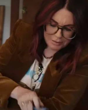 The Fabulous Four 2024 Megan Mullally Brown Blazer