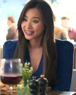 Unprisoned S02 Jamie Chung Blue Cardigan