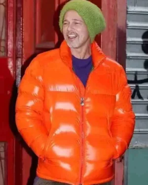 Brad Pitt Wolfs 2024 Puffer Jacket