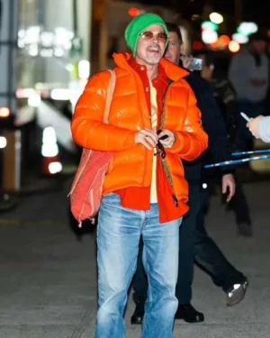 Brad Pitt Wolfs Puffer Jacket