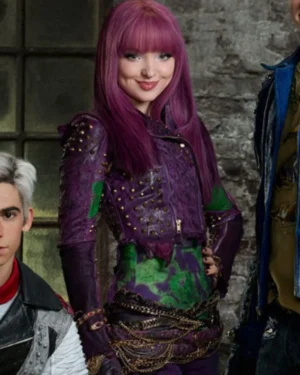 Dove Cameron Descendants 2 Purple Studded Jacket