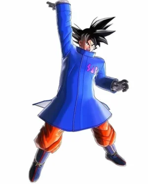 Dragon Ball Super Broly Goku Sab Blue Leather Jacket