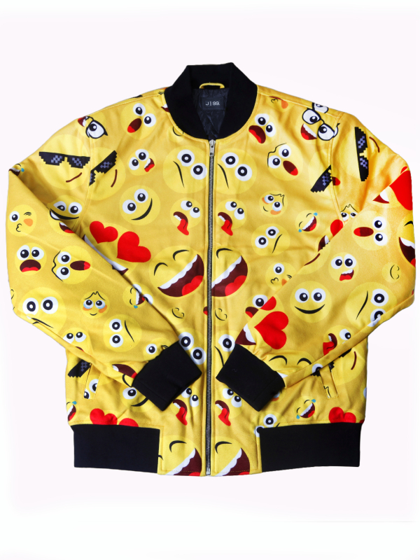 Emoji Bomber Jacket