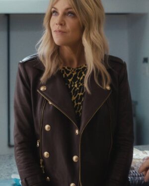 Hacks S03 Kaitlin Olson Leather Jacket