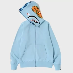 Light Blue Bape Hoodie 2024