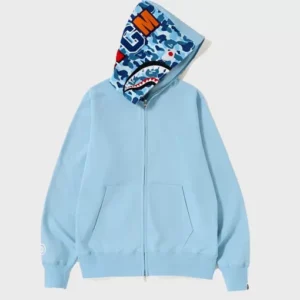 Light Blue Bape Hoodie