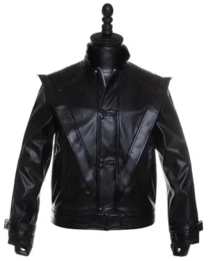 Michael Jackson Black Leather Thriller Jacket