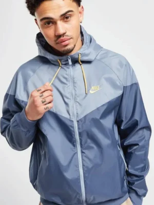 Nike Sportswear Windrunner Blue Hooded Jacket