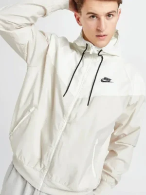 Nike Sportswear Windrunner Light Brown Hooded Jacket