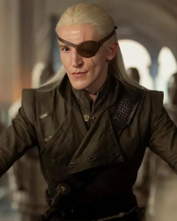 Prince Aemond Targaryen House of the Dragon Green Coat