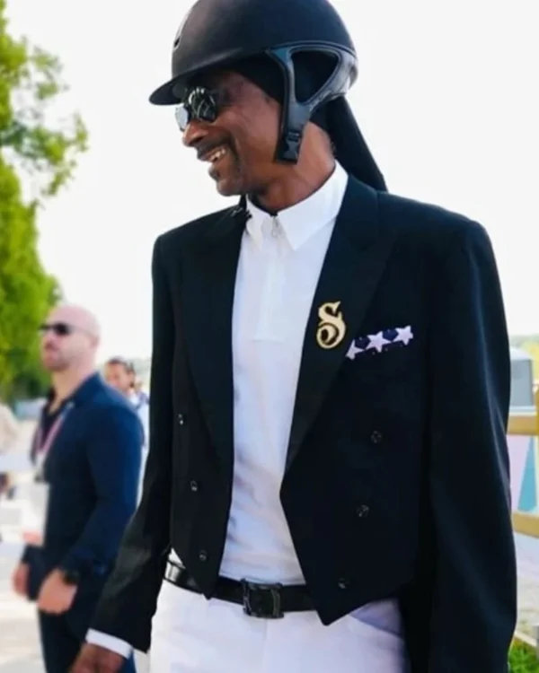 Snoop Dogg Summer Paris Olympics Black Tailcoat